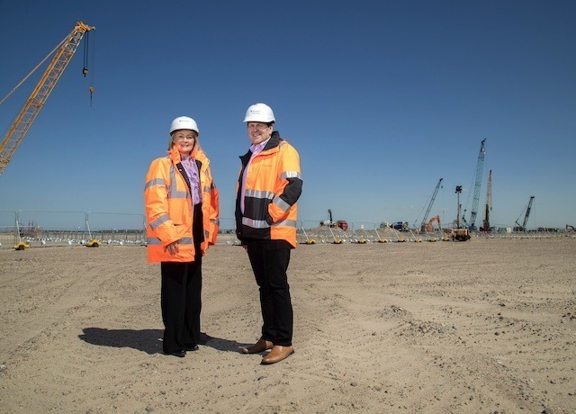 From left: Yvonne Crook, Chair, Highland Tourism CIC and Highland Renewables with Lewis Gillies, CEO, Haventus.